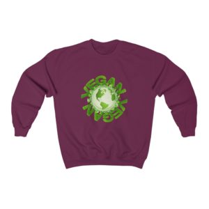 Vegan’s World Unisex Heavy Blend™ Crewneck Sweatshirt