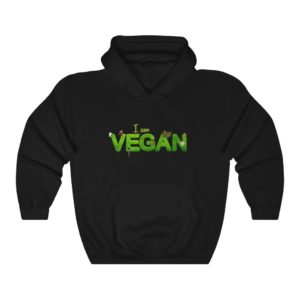 I Am Vegan Printed Unisex Heavy Blend™ Hoodie