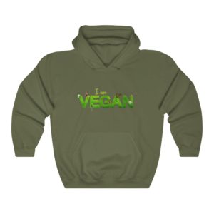 I Am Vegan Printed Unisex Heavy Blend™ Hoodie