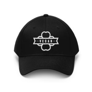Vegan Logo Embroidered Unisex Twill Hat